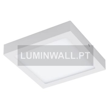 Painel LED Saliente Quadrado Branco 12W 6000K